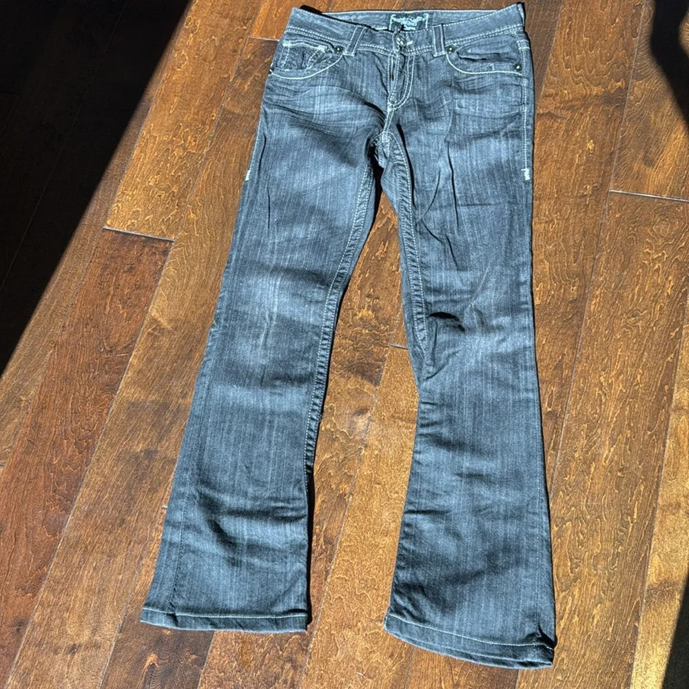 Big Star Black boot cut Denim Jeans - Picture 2 of 6